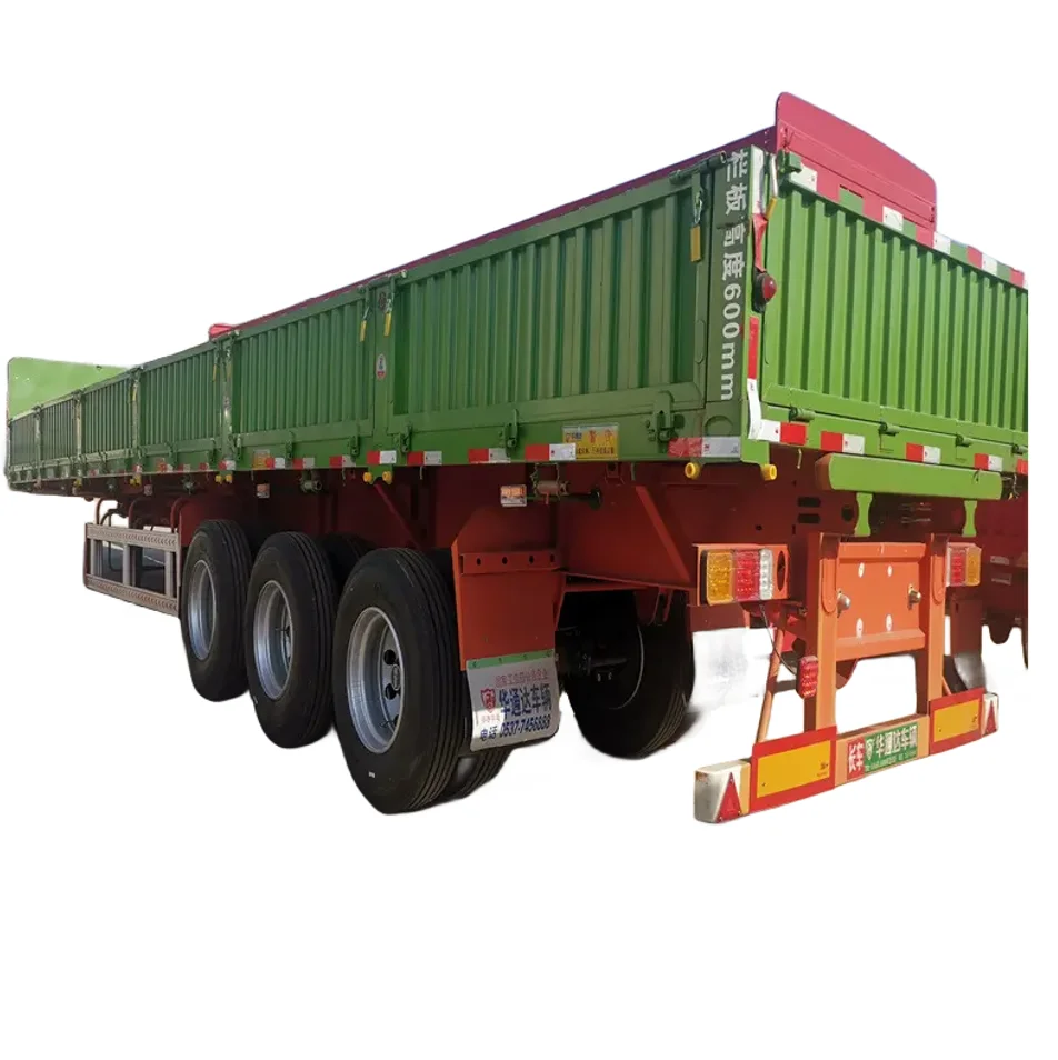 Hydraulic Tipping Trailer Full Trailer Tipping Truck Dump Truck Side ...