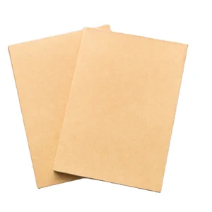 Cheap A5 Soft Cover Plain Recycled Paper Notebook Kraft Cover Notebook Bulk Blank Paper Notebook