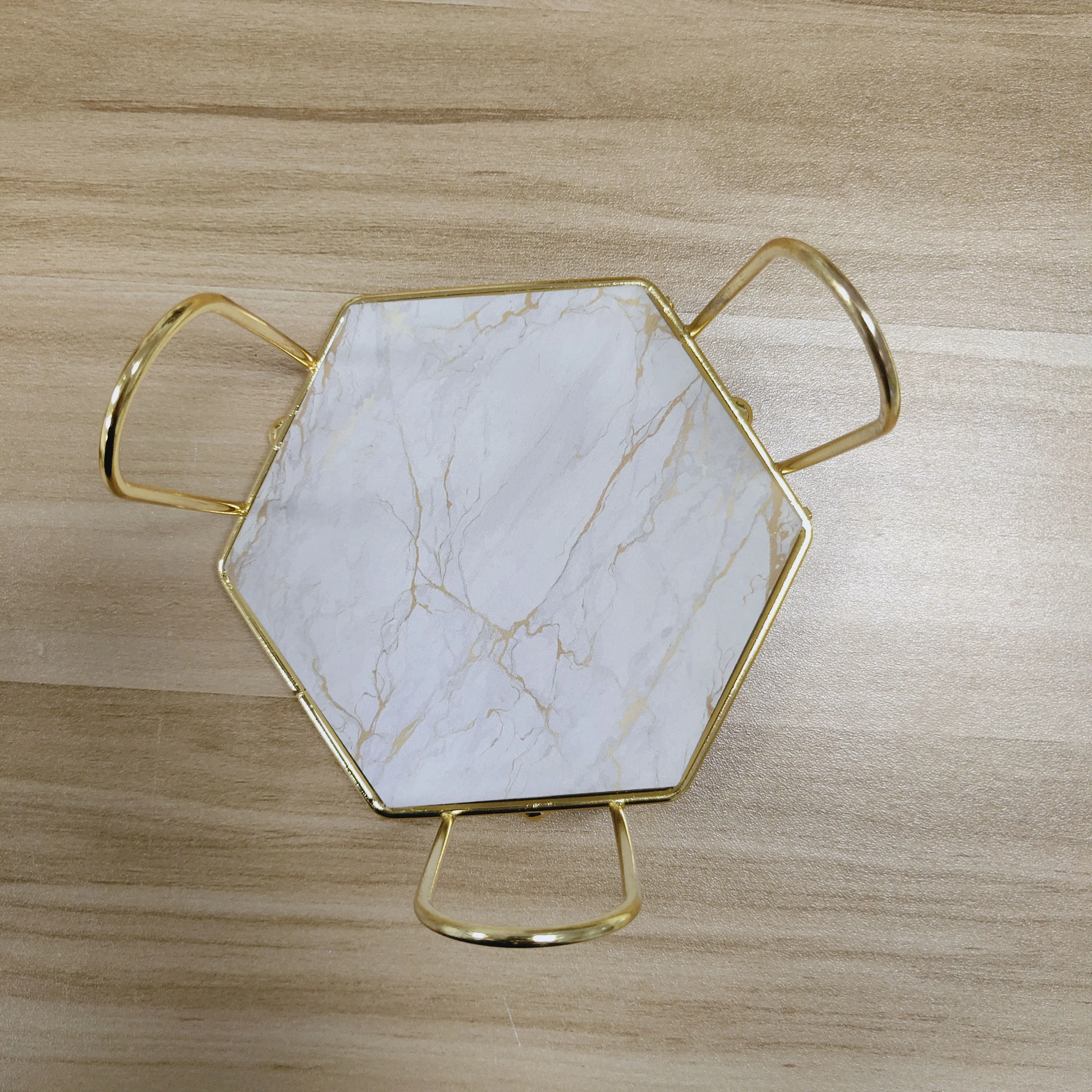 XS Ltd. Free Sample Custom Print Absorbent Beers Sandstone Hexagon Marble Ceramic Coasters