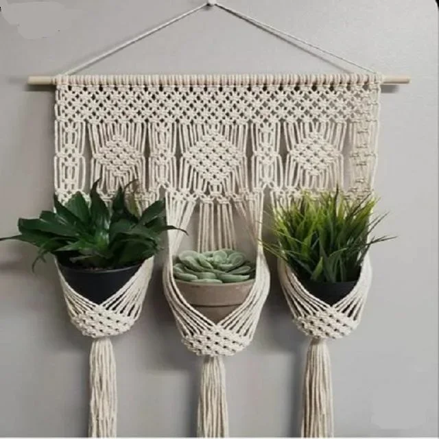 Decorative Bohemian Macrame Plant Hangers - Perfect For Flower Pot And ...