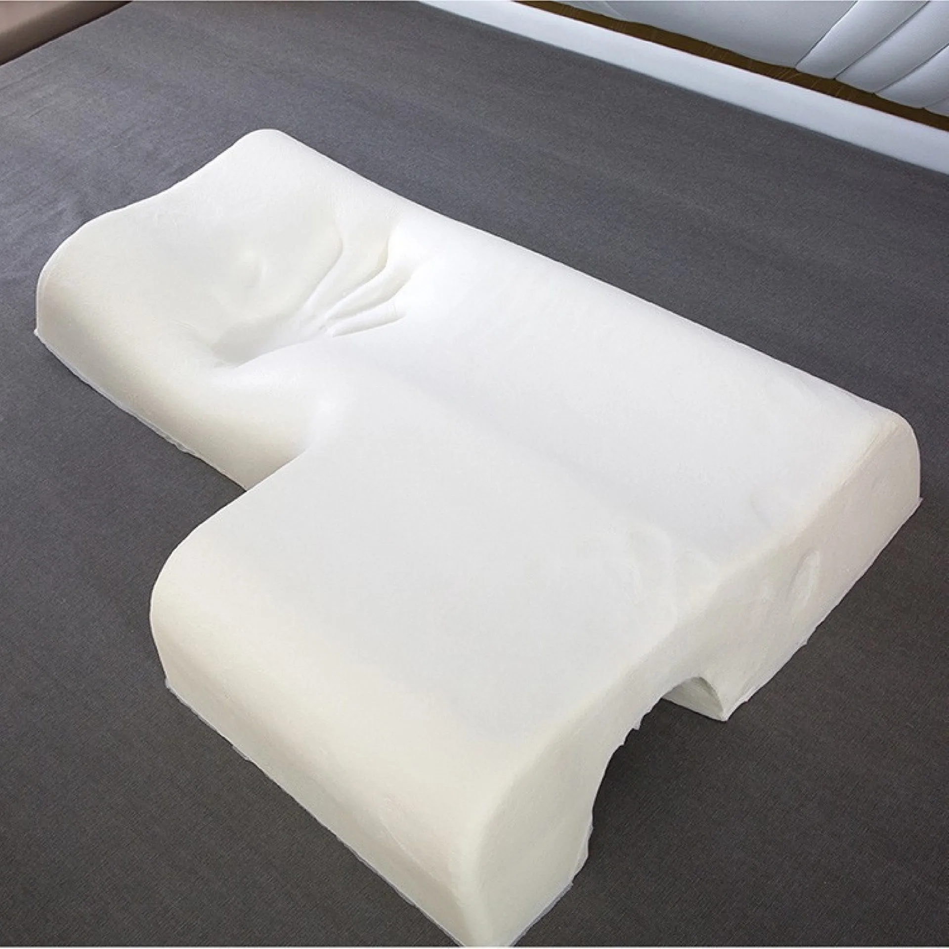 Custom Ergonomic Design High Resilience Breathable Neck Memory Foam Pillow For Couple supplier