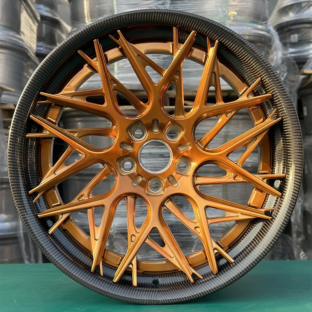 GVICHN carbon fiber wheels 20 21 22 24 26 inch forged alloy car wheels custom 5x112 5x120 5x114.3 sport rims