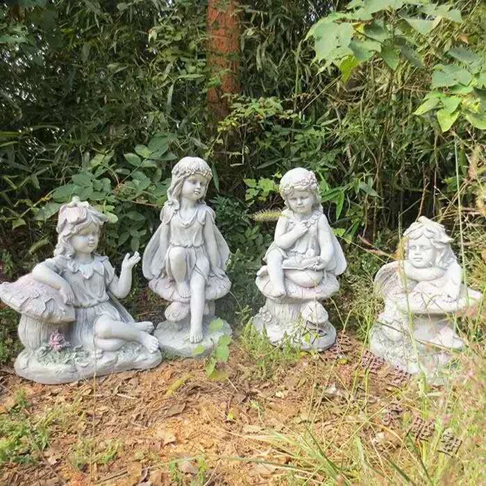 石膏シリコン大天使像翼飾り成形粘土彫刻セメントコンクリート像型販売