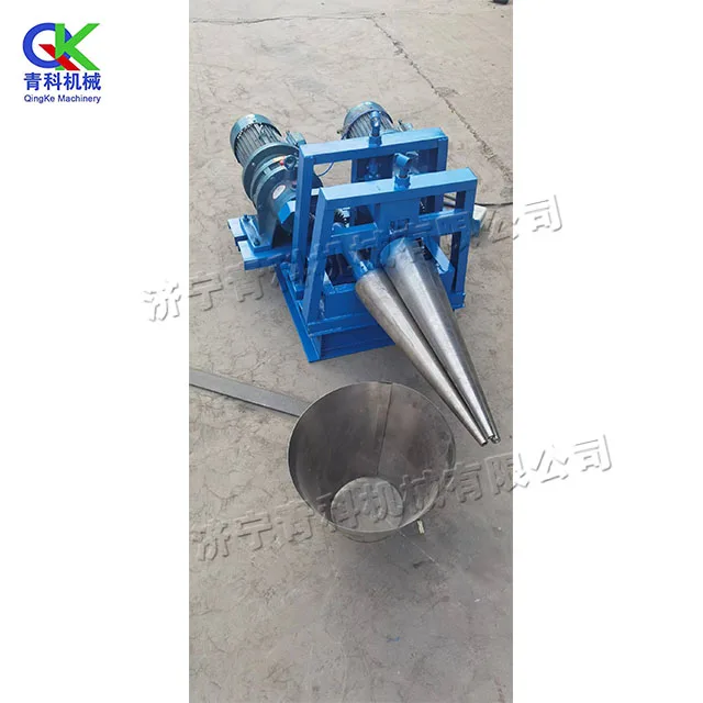Small Cone Coiling Machine Carbon Steel Plate Bender 3 Rollers Plate Rolling Machine with Mechanical Power