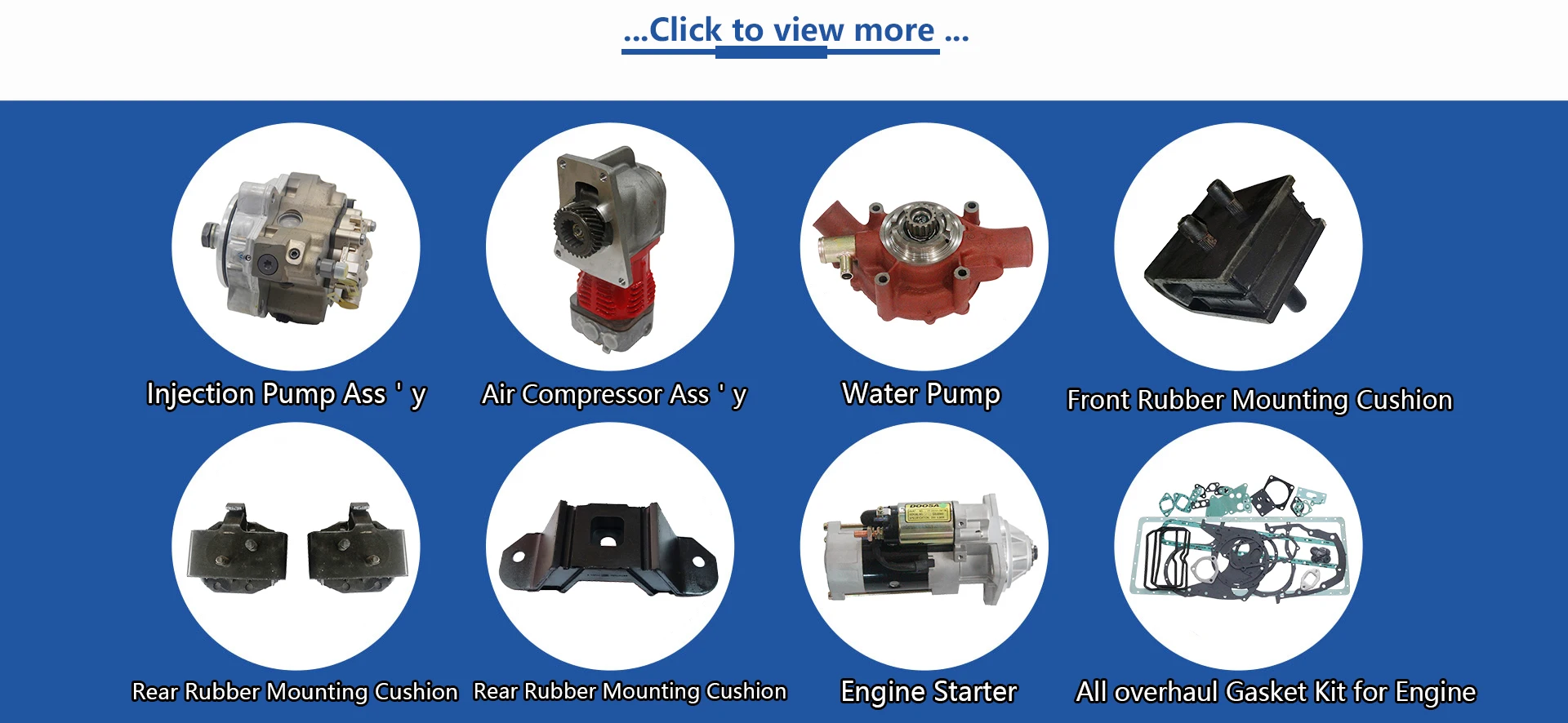 Daewoo Bus Truck Excavator Marine Parts Dl08 Db58 De12 Dv11 Dv15 Dl6