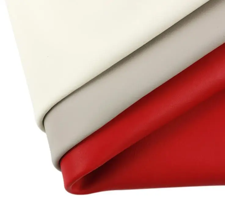 Hot Sale  Nappa Texture PU Microfiber Faux Leather for Sofa, Car Seat, Furniture and Handbags, Etc.