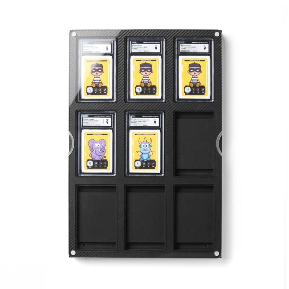 Fichier STL Présentoir de cartes gradées PSA - Plateau ⚾·Design pour imprimante 3D à télécharger Fichier STL Présentoir de cartes gradées PSA - Plateau ⚾·Design pour imprimante 3D à télécharger