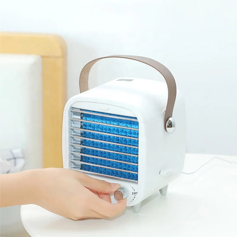 Usb Small Rechargeable Home Portable Mini Air Conditioner Fan Personal Space Portable Water Air Cooler Fan_voghion.com