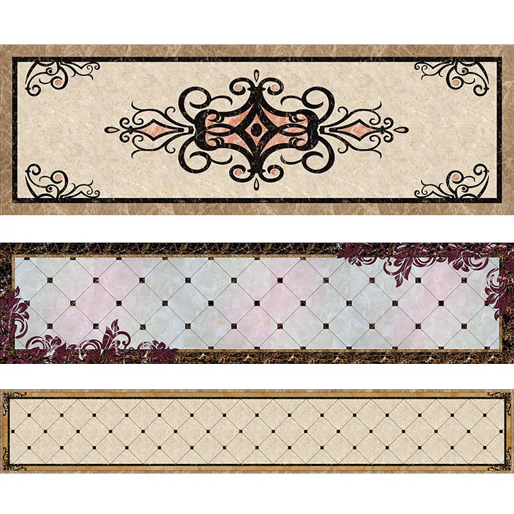 product natural marble mosaic art marble inlay flooring design waterjet medallion mosaic pattern273-4