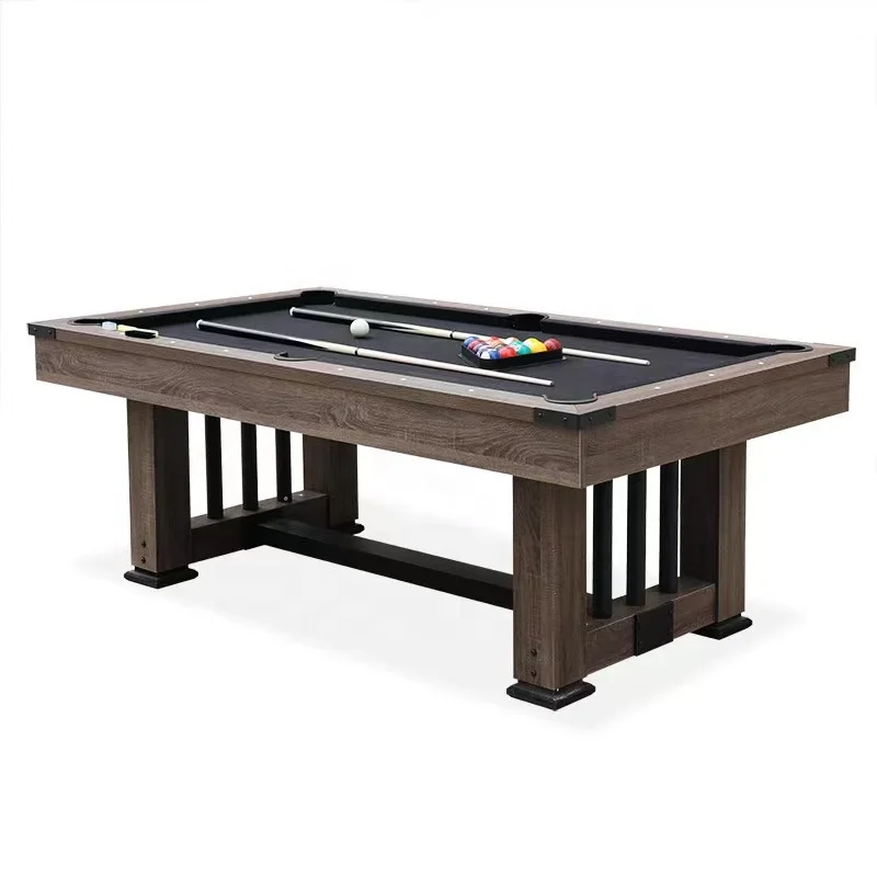 Бильярдный стол 8 футов 3 в 1 римском стиле с настольным теннисом и столешницей для