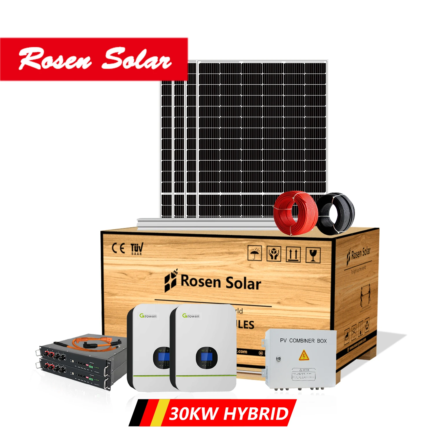 Solar Energy Systems On Grid Hybrid 20kw 30kw 50kw Off Grid Solar System For Farm