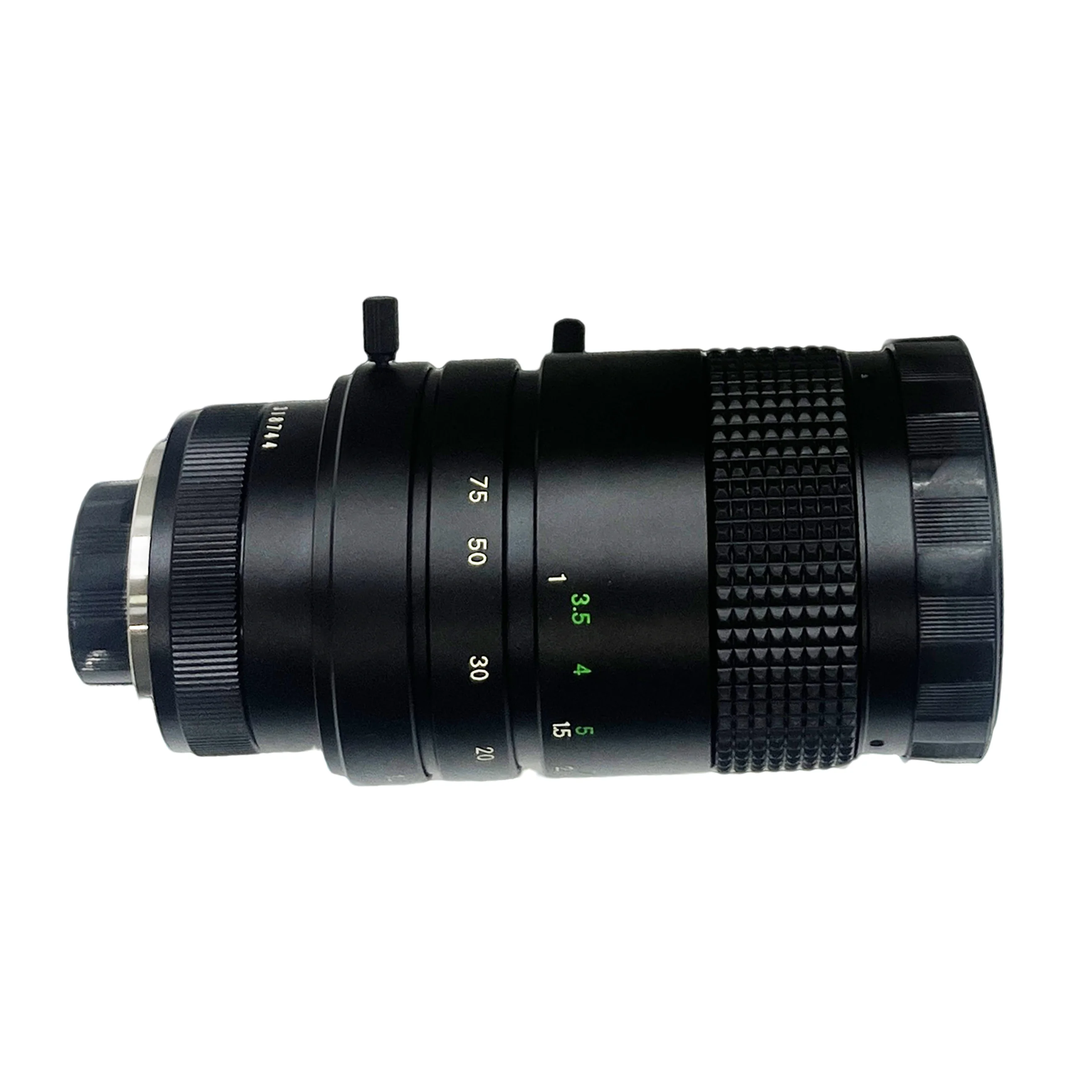 Best Quality 12.5-75MM F1.2 Plastic C Mount Zoom Lens for Industrial Machine Vision 12.5-75MM F1.2 1 Year Warranty