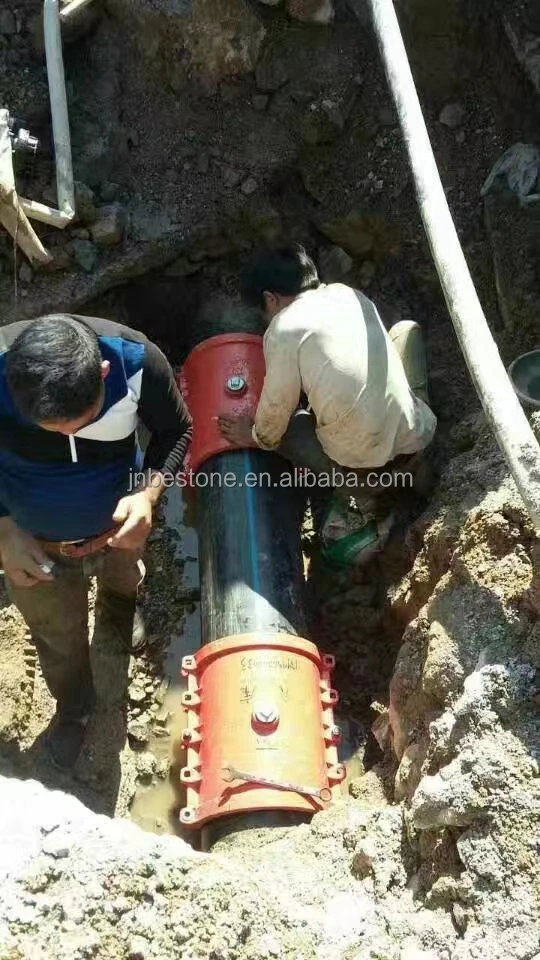 Dk6200 Electrical Pipeline Hot Tapping Machine Making The Hole