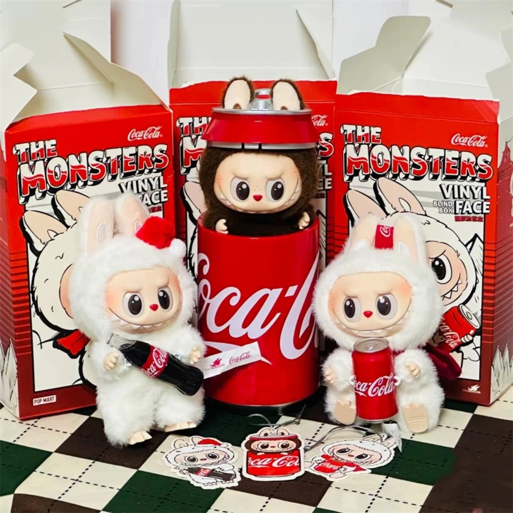 LABUBU×COCA COLA VINYL FACE ぬいぐるみ Amazon.com: POP MART The Monsters COCA-COLA Series-Vinyl