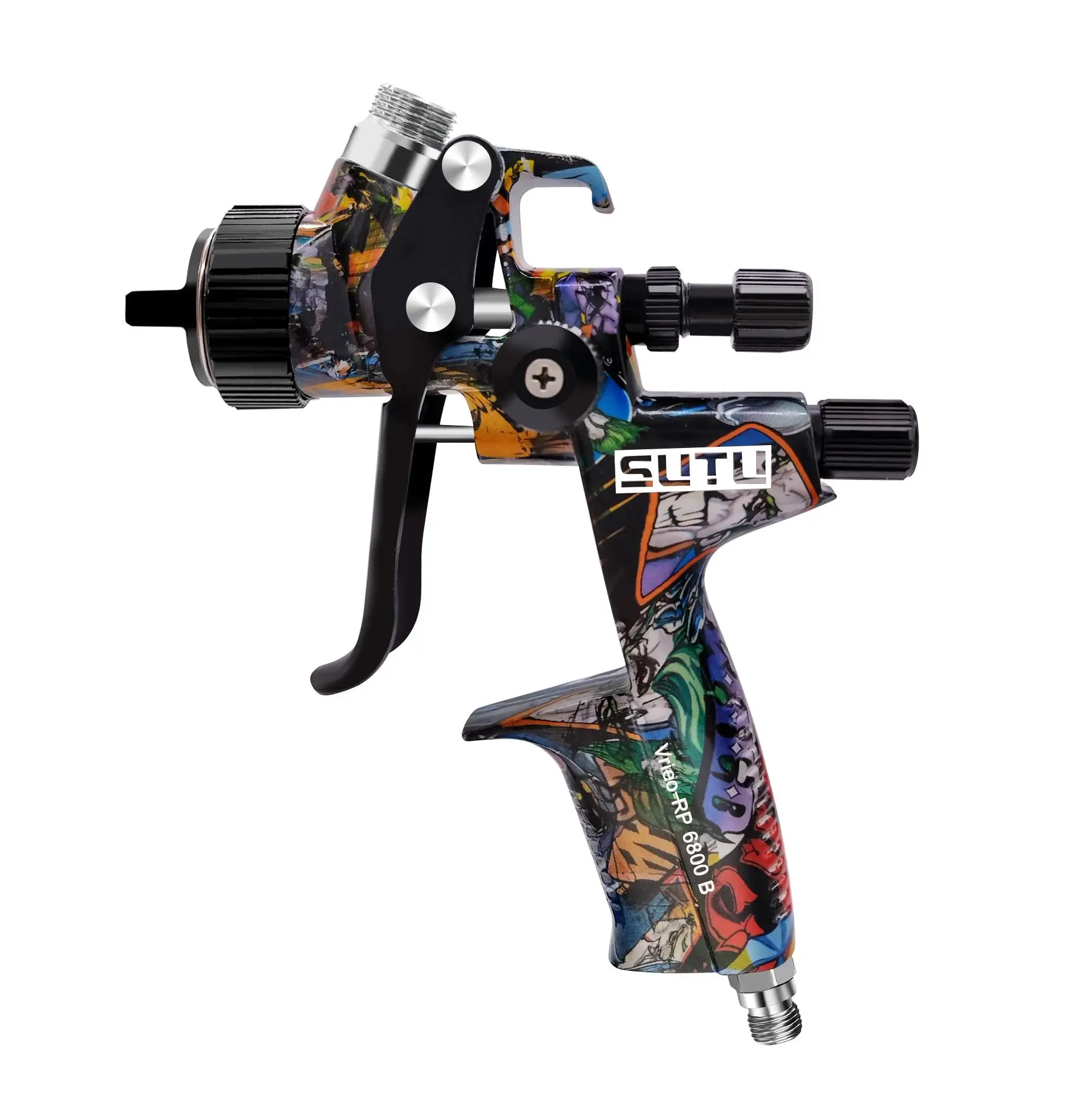 ITM Air Spray Gun Gravity Feed 2 Mm Nozzle 600ML Painting Paint Sprayer Tm340 903