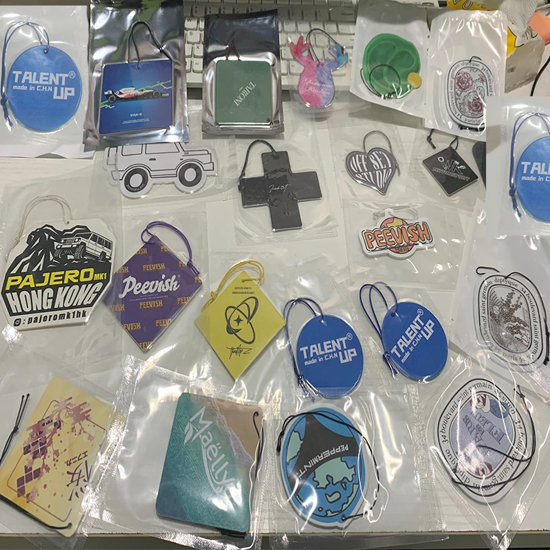 Printing Logo Best Promotional Gifts Custom Hanging Paper Car Air