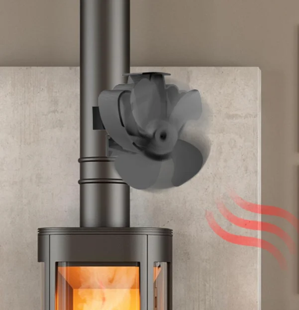 Ventilatore per stufa a legna a 6 pale Ventilatore per camino