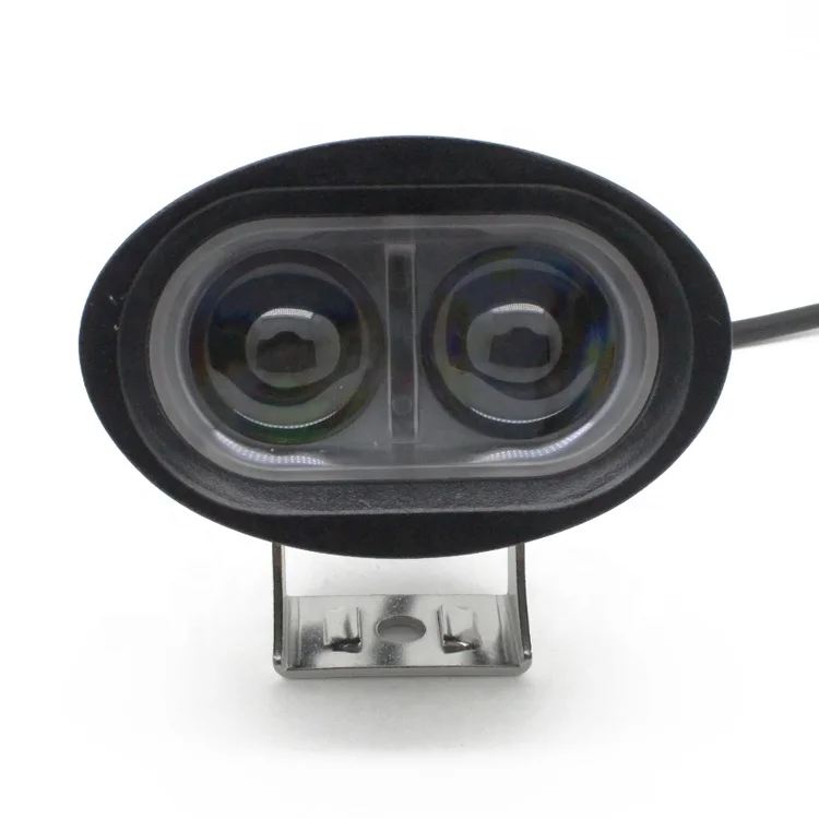 20 Вт 4D объектив LED рабочий свет Светодиодные пятно желтого цвета овальной формы светодиодный фонарь для бездорожья вытачками