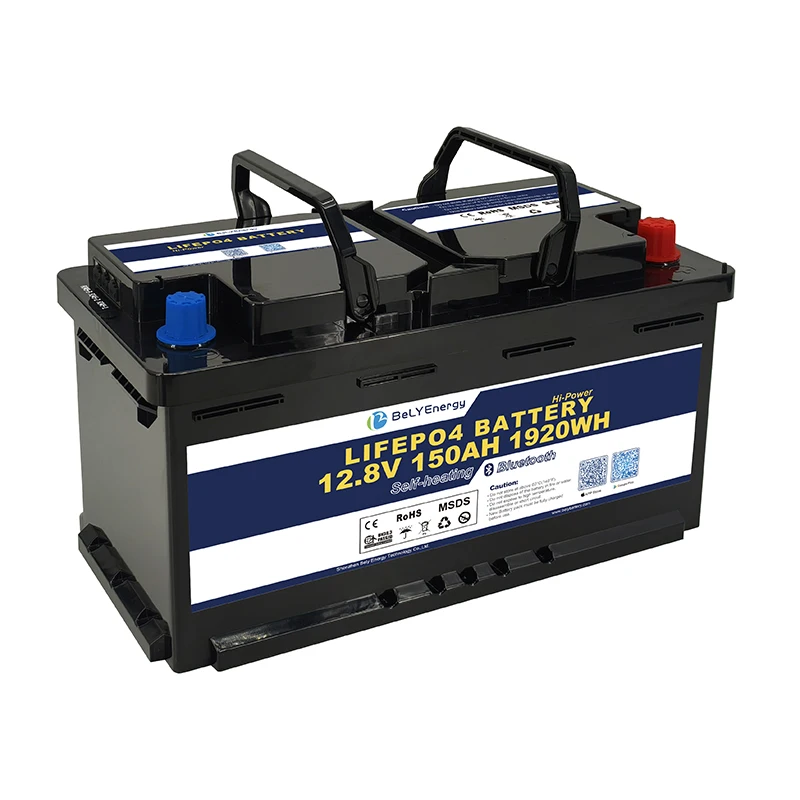 Bely Energy 2024 New Technology 12V 150AH in Communication Lifepo4  for RV caravan Home Appliance