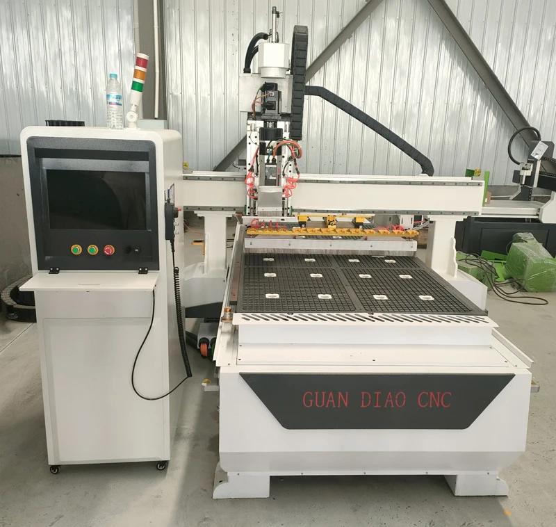 Auto Linear Tool Changer ATC CNC Router 3 Axis Wood Carving Cutting ...
