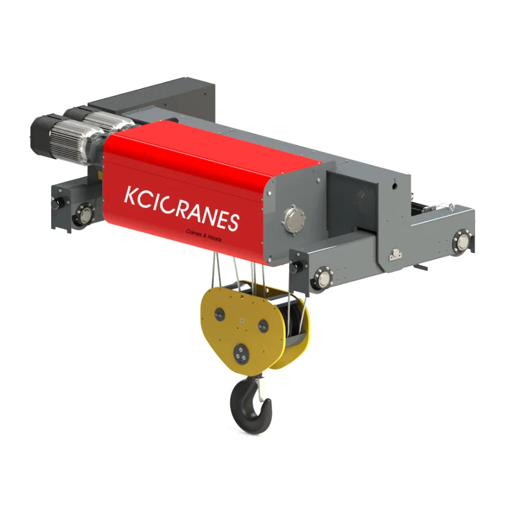Good Performance European Type Electric Hoist Low Headroom Single Girder /Double Beam 20 Ton Electric Wire Rope Hoist-122083