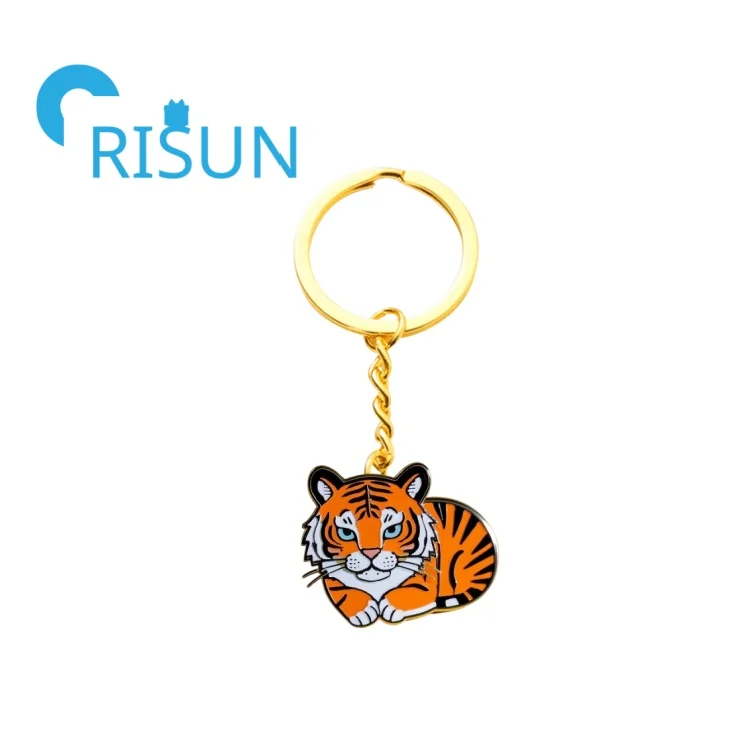 Customized Soft Enamel Hard Enamel Cute Chinese Zodiac Tiger