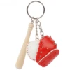 3-en-1 3,5 cm grande boule blanche rouge