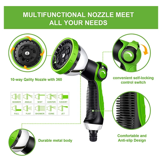 Garden Tools 30m 45m Shrinking Flexible Expandable Hose Magic Garden Watering Pipes
