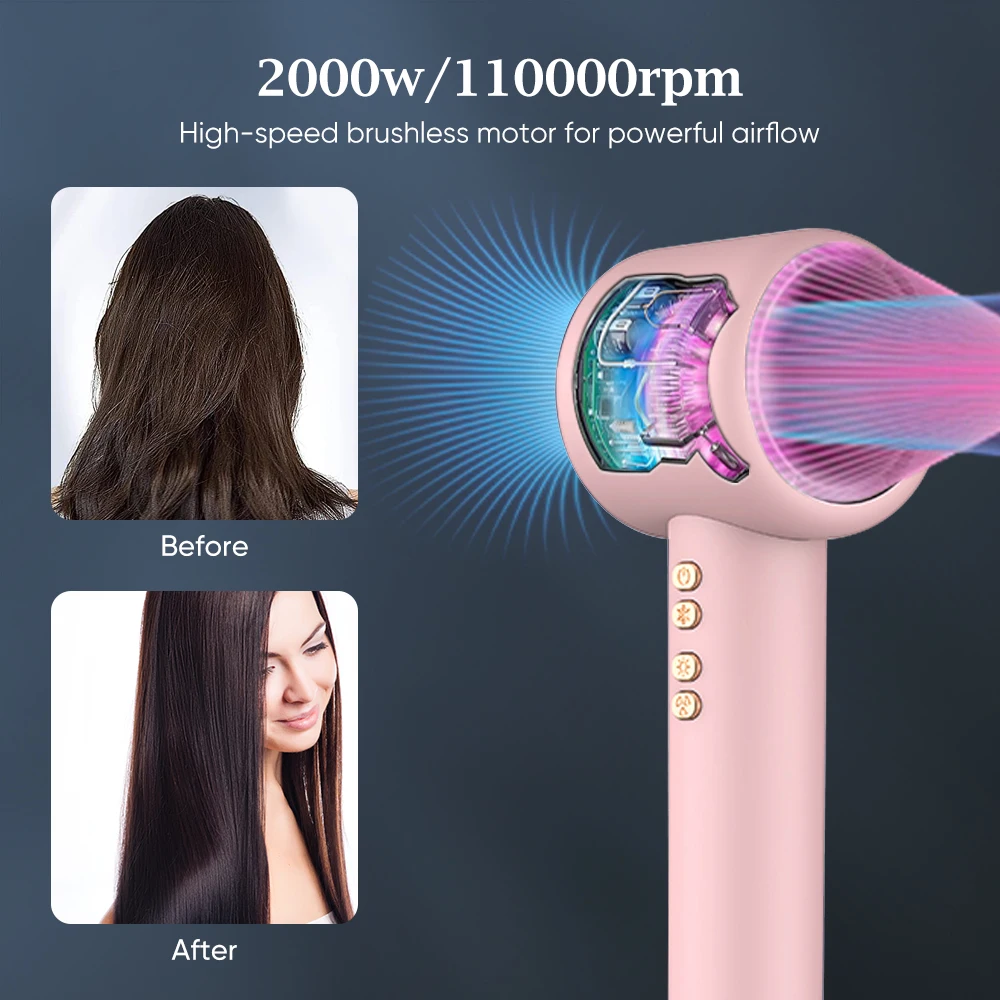 Effortless Hair Drying with the High Speed Blow Dryer