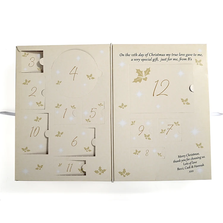 Reusable Sex-Themed Advent Calendar Box - Handmade 12 Luxury Toy Packaging  for Unique Adult Advent Calendars
