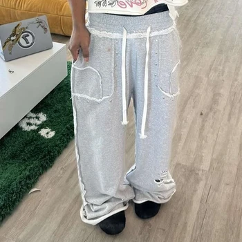 着用1度】 FILTH DISTRESSED WIDE SWEAT PANTS