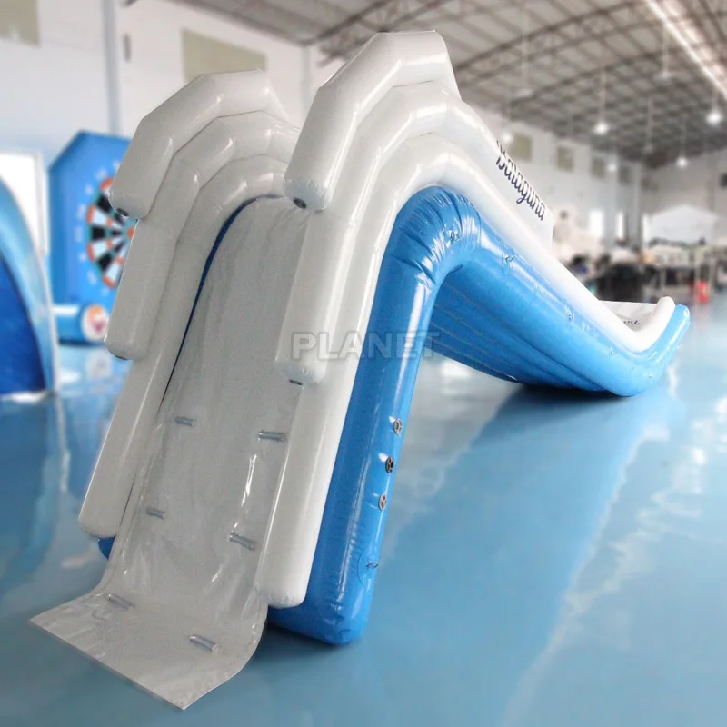 Индивидуальная большая надувная водная горка для яхты док-горка