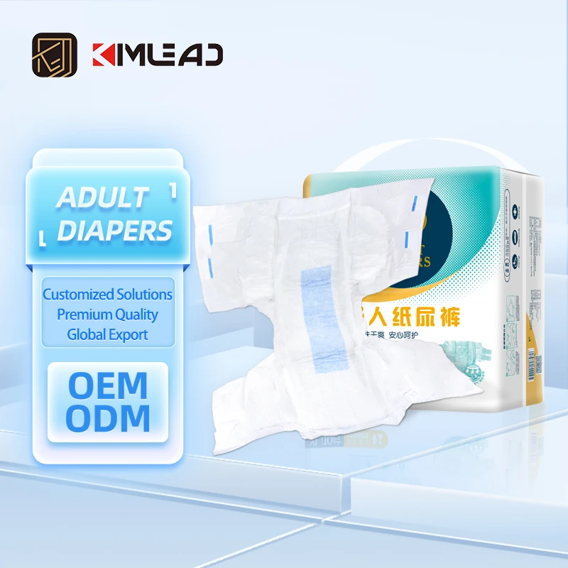 Kimlead vente en gros couche pour adulte jetable taille adulte couche adulte xl couches