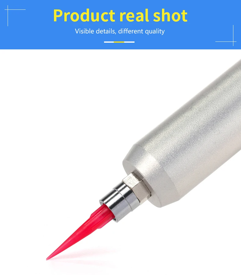 Plastic Tapered Syringe Needles Tip Adhesive Glue Dispensing Syringe Needles