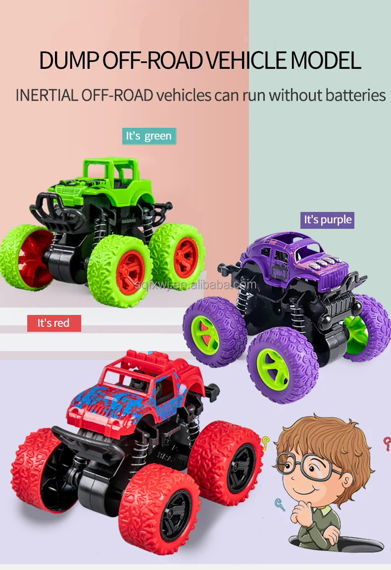 2023 New Mold Children's Toy Car Inertia 4wd Off Road Vehicle Friction ...