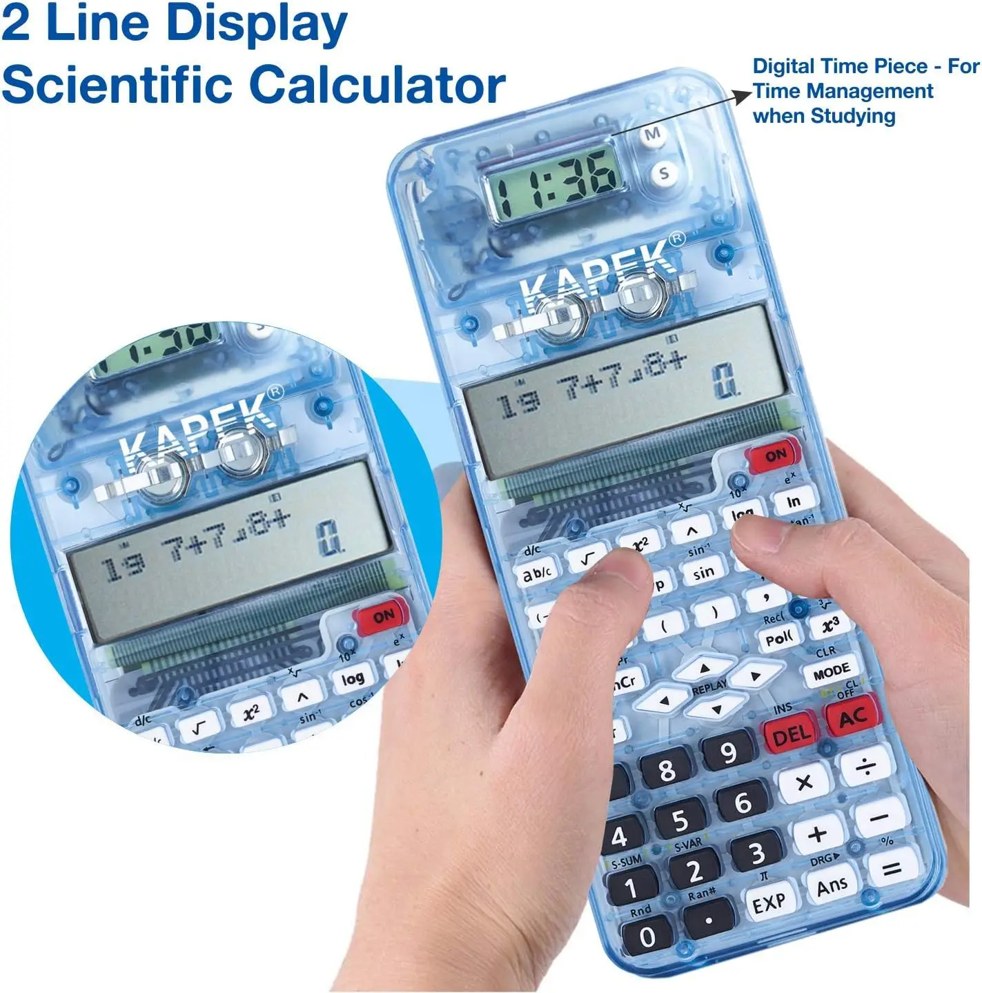 Graphic Pencil Box Calculator Student Office Pencil Case Calculator Scientific Electronics Engineering Calculator