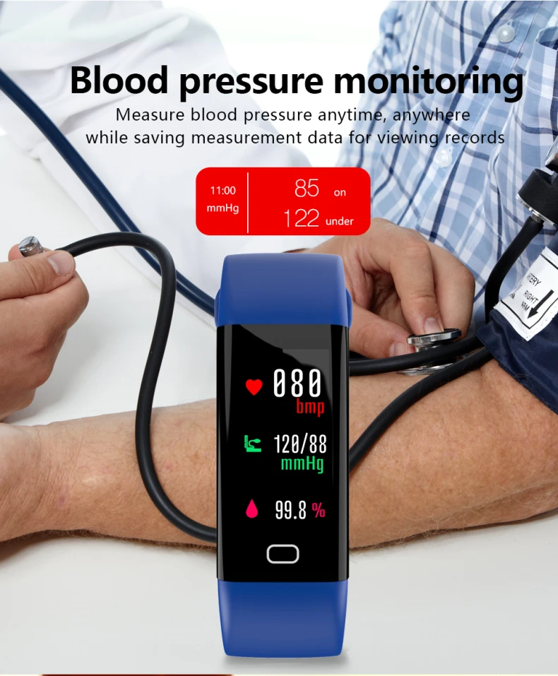 OEM Fitness Tracker Smart Bracelet Heart Rate Monitor Watch F77 IP68 Waterproof Temperature Monitoring Watch Smart Bracelet (9).jpg