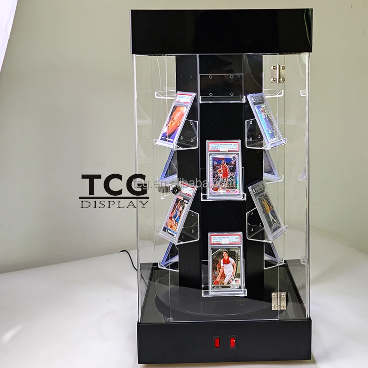 TCG Adjustable Bracket Acrylic PS a Graded Card Display Cabinet TCG Adjustable Bracket Acrylic PS a Graded Card Display Cabinet