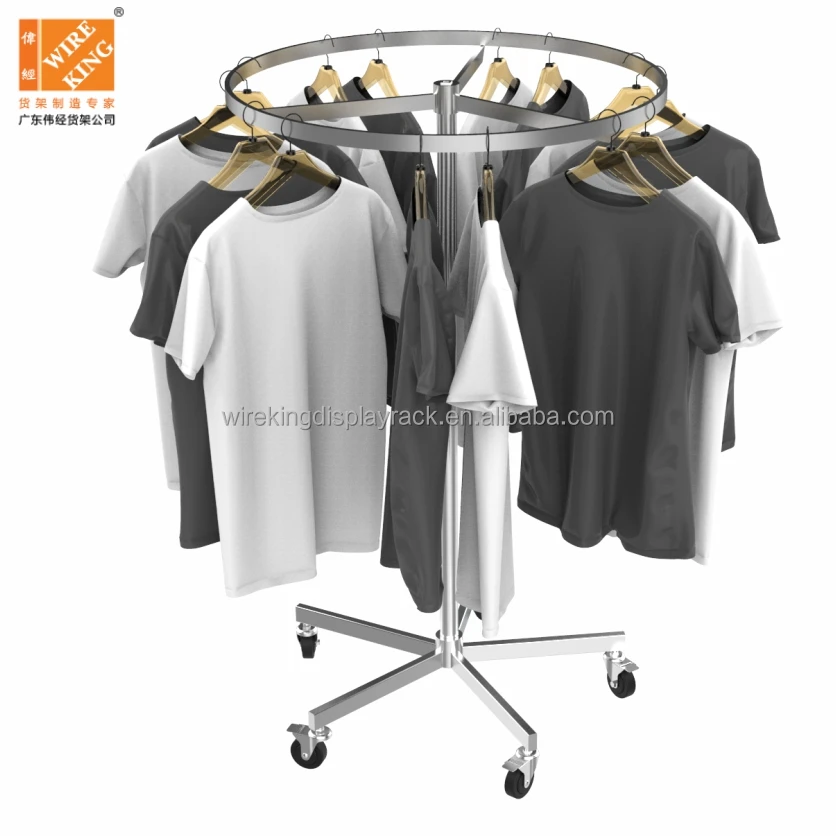 Wireking Hot Selling Clothes Stand Supermarket Store Clothing Rack
