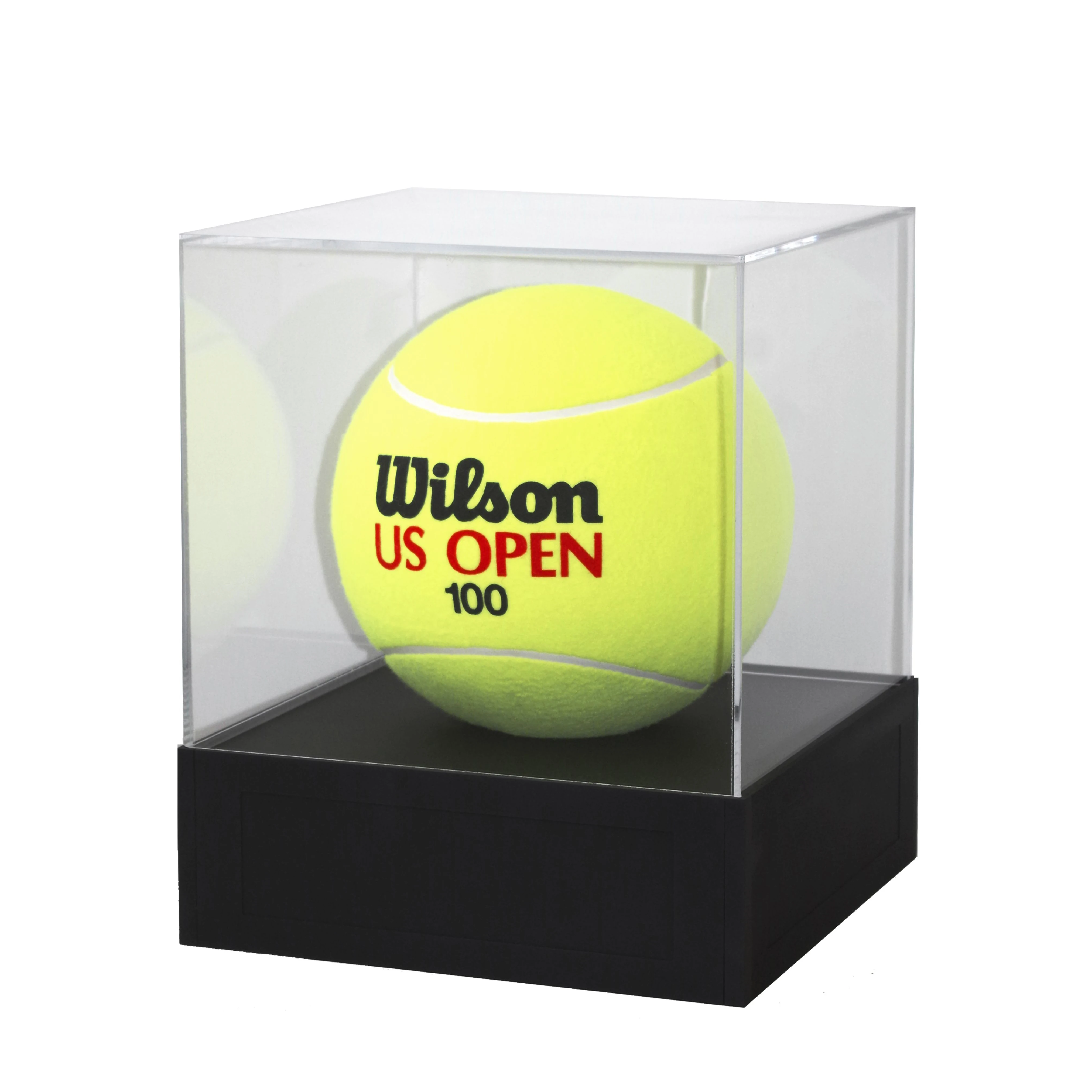 Factory Custom Square Acrylic Display Case for Baseball Tennis Balls Durable Square Cube Shape Retail Storage Display Wholesale