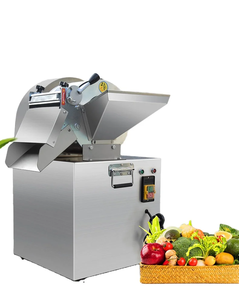 QIJI Electric Vegetable Cutter Multi Function Vegetable Fruit Onion Carrot Potato Radish Vegetable Slicer Machine