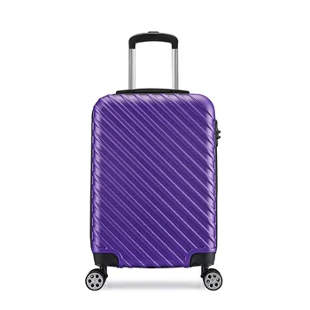 Industrial Cheap Full 210D Lining Suitcase ABS Rolling Travel Luggage Smart Cabin Luggage For Female And Male