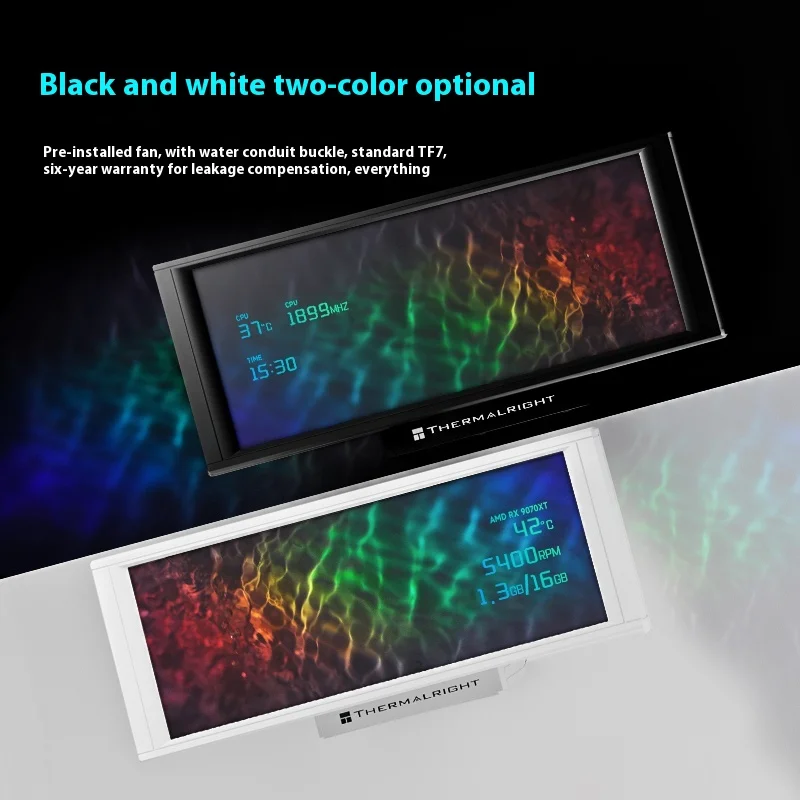 Thermalright TROFEO VISION 360 ARGB ブラック 一体型 垂直 水平