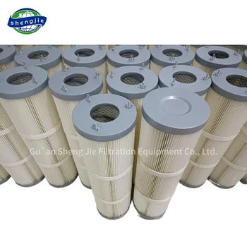 Industrial Anti-static Powder Coating Screw Top Head Dust Filter Cartridge element