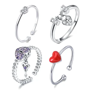 2022 Wholesale Custom 925 Sterling Silver Jewelry Rhodium Plated Classic Style for Wedding & Party