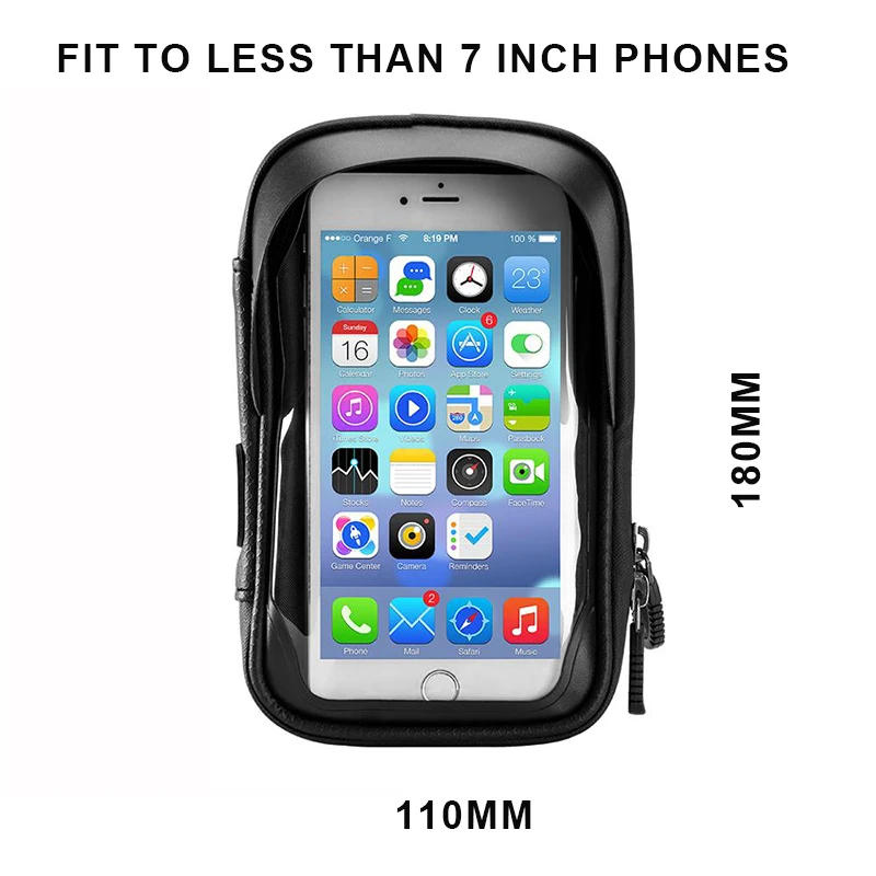 YTGEE 2021 универсальная водонепроницаемая сумка для хранения сотового телефона на руль сенсорного экрана велосипеда держатель для велосипеда горного велосипеда MTB