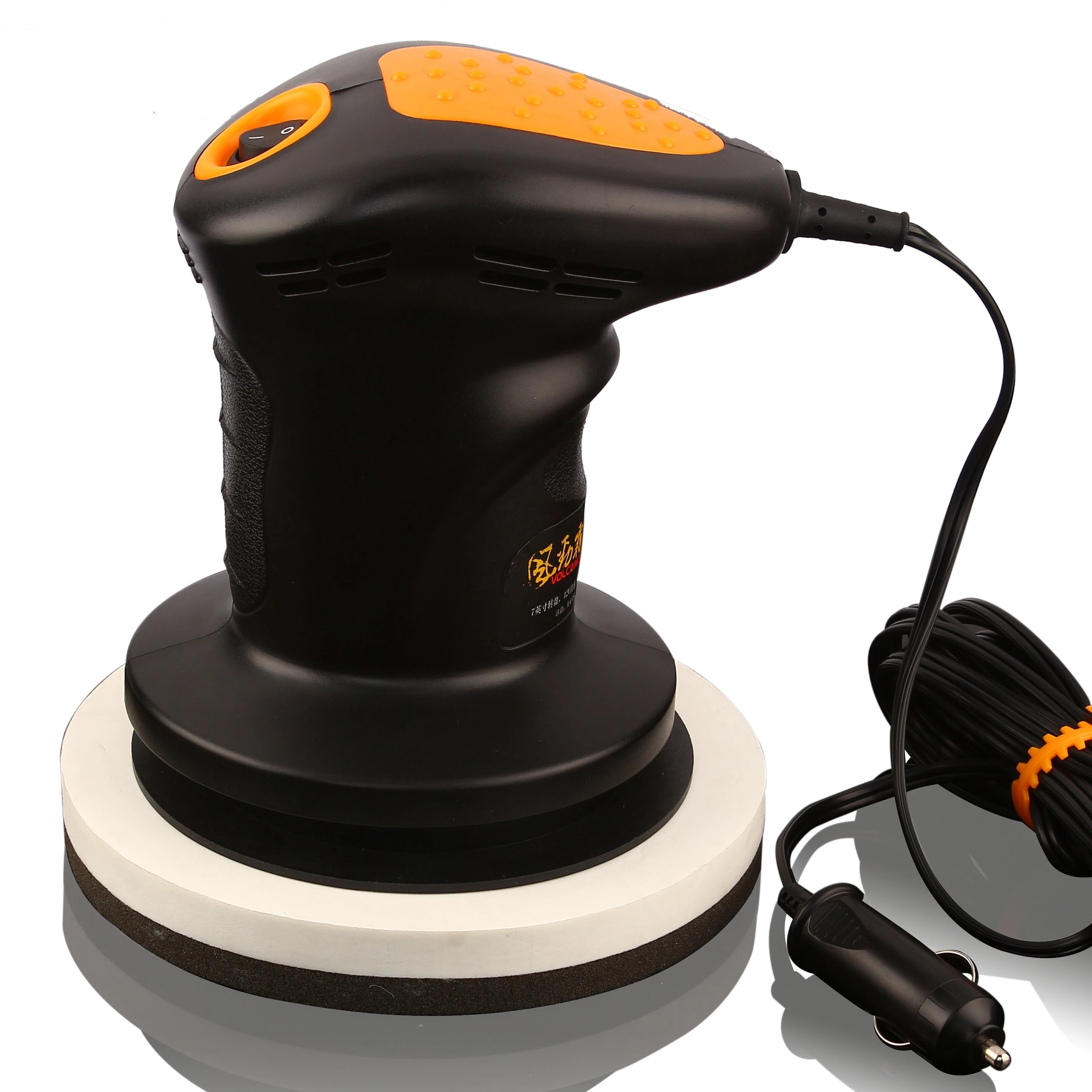 Маленькая полировальная машина ручная с вращающейся ручкой электрическая для полировки автомобиля