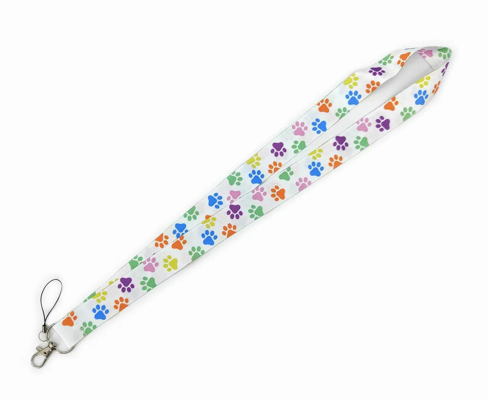 Lanyards Cute Cartoon Dog Paw Lanyard Anti-lost Phone Card Holder Accessories High Quality