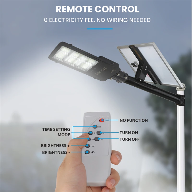 100 200 300 Watt Streetlight Waterproof Outdoor 100W 200W 300W Solar LED Street Light