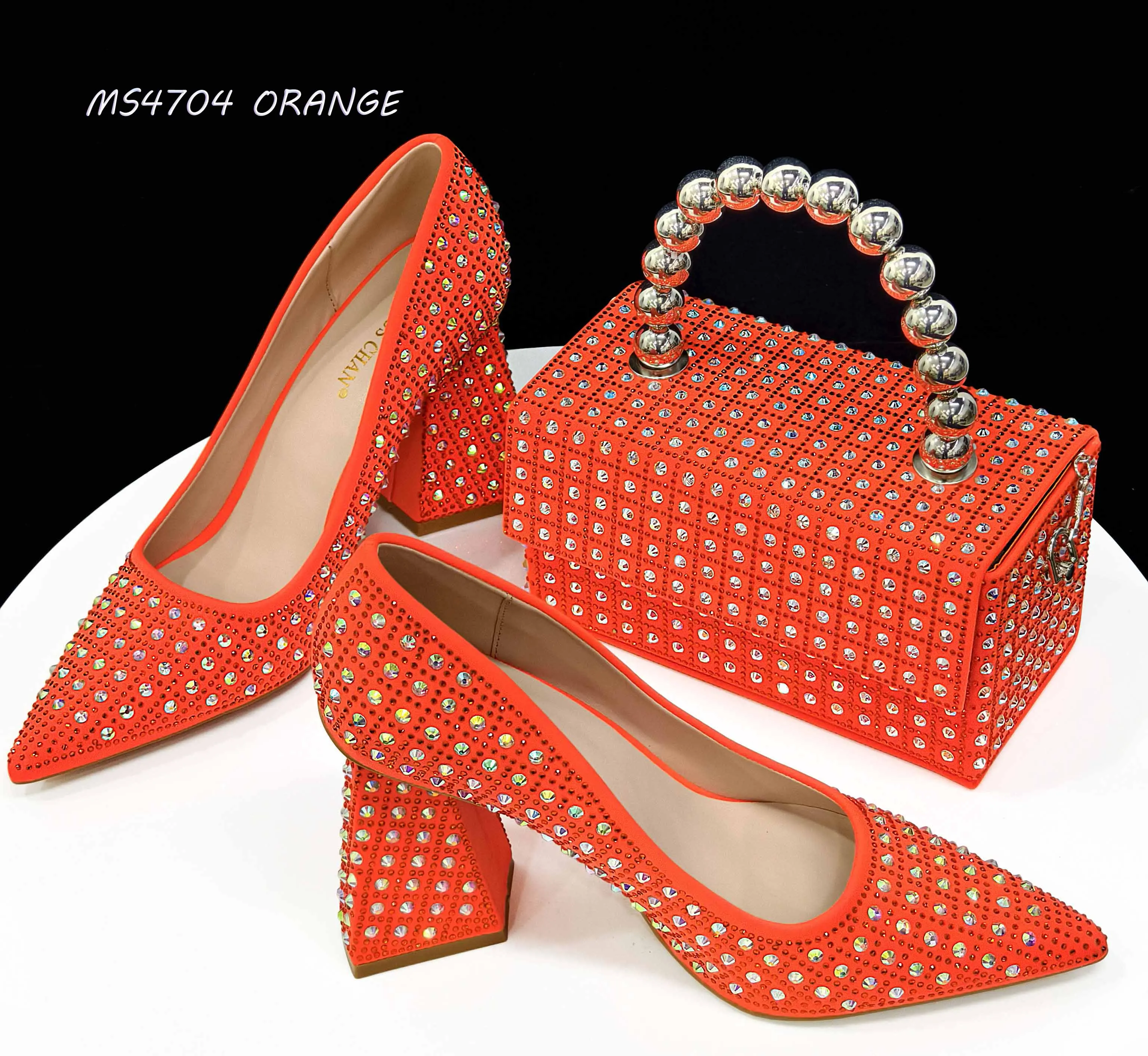 New Styles Shoes and Bag Set - Elegant High Heels and Matching Bag for Women, Stylish and Chic Accessories